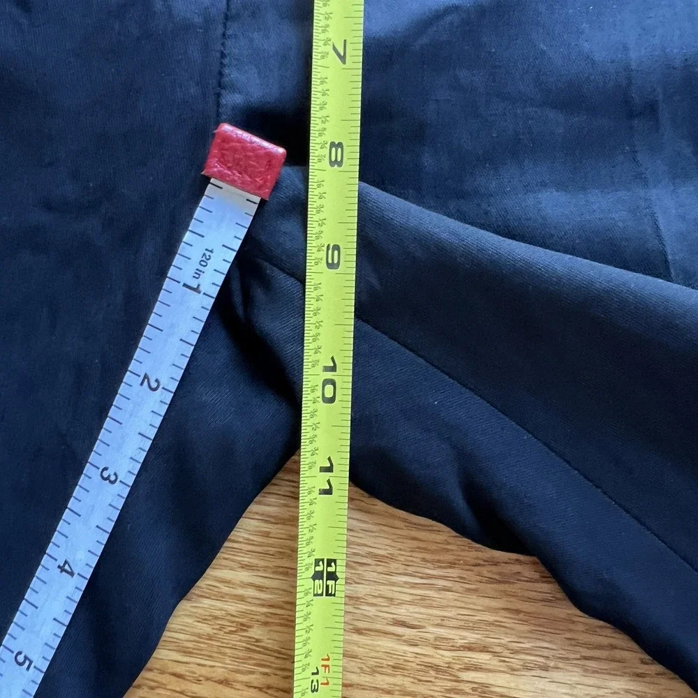 Nili Lotan Black Dress Pants Women's 2 Slim Trousers Tribeca Design Workwear NYC